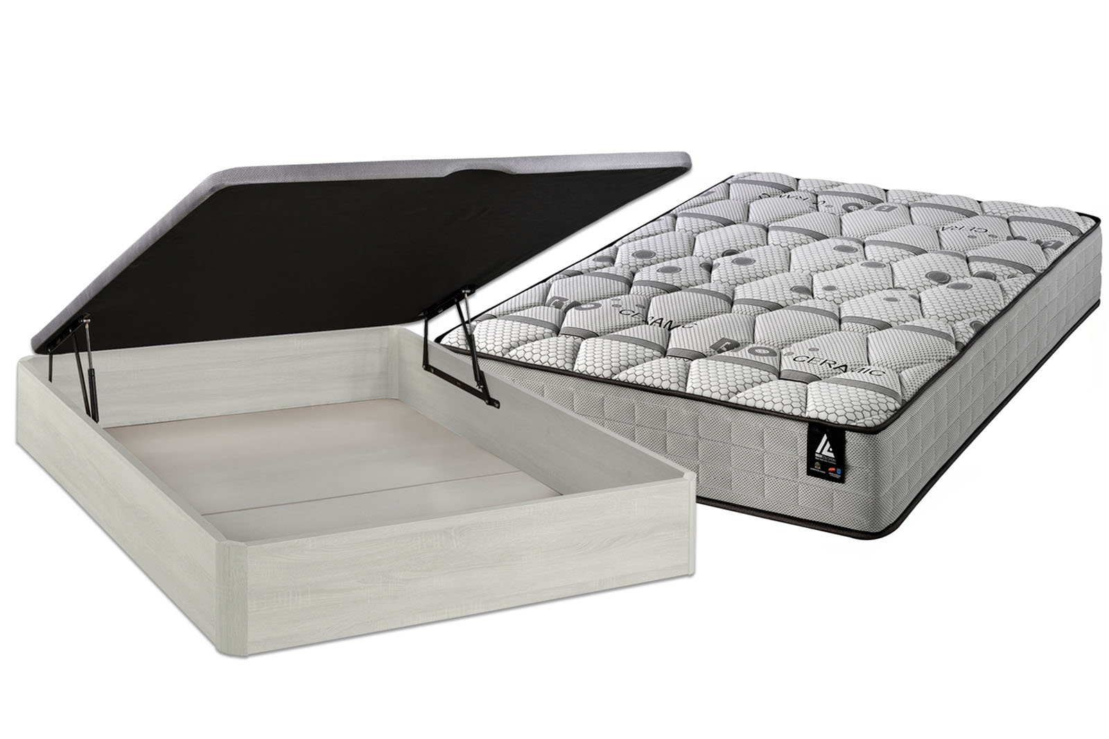 Pack canapé abatible ártico y Colchón Bio Memory 135x180